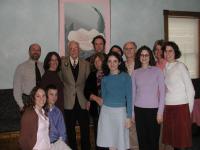 family at morris' 90th birthday party 