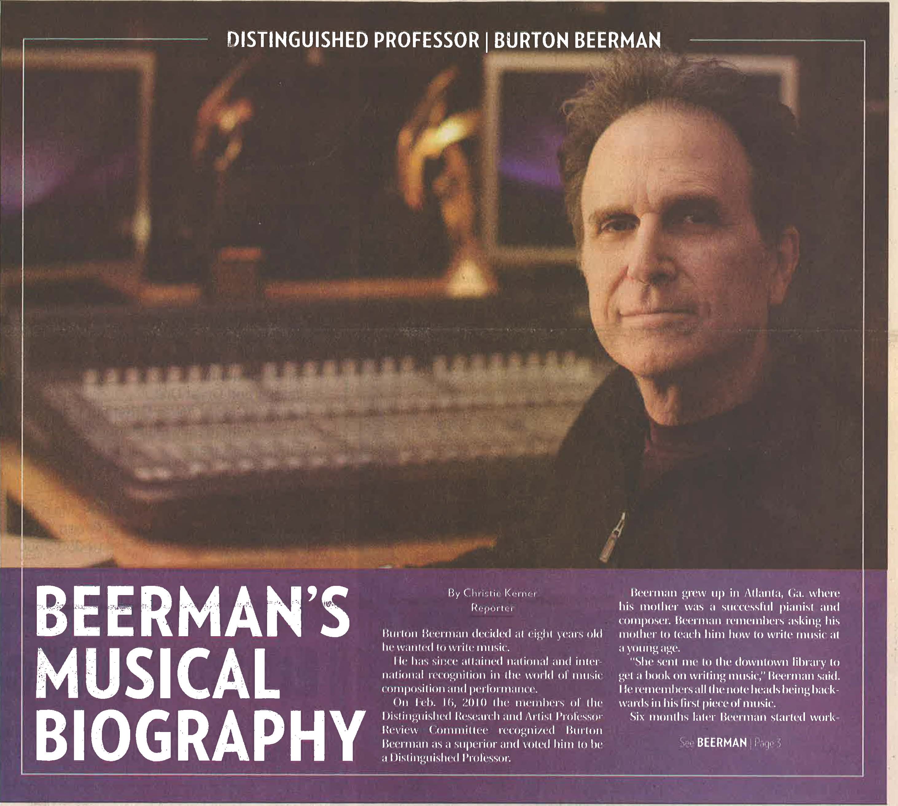 burton/distingished professor distinguished professor