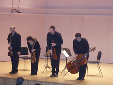 performance of circle dance/enso string quartet enso string quartet