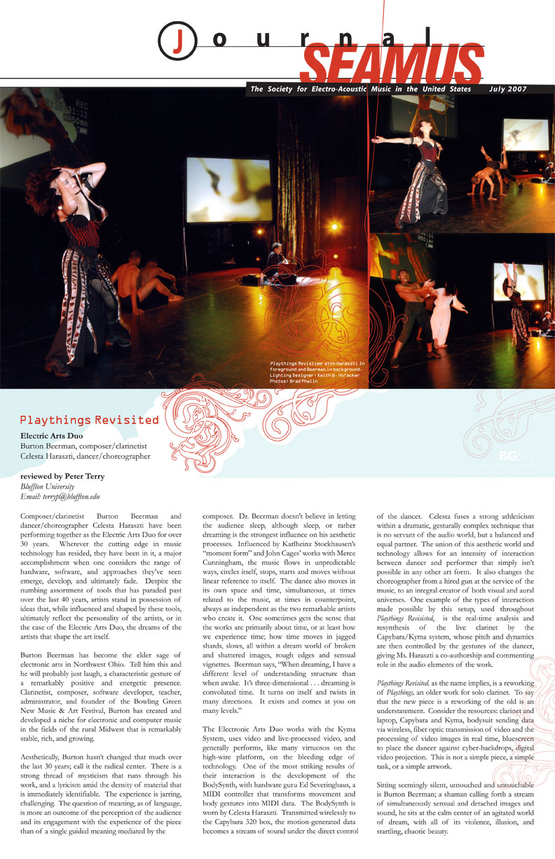 review of playthings revisited in SEAMUS seamus journal